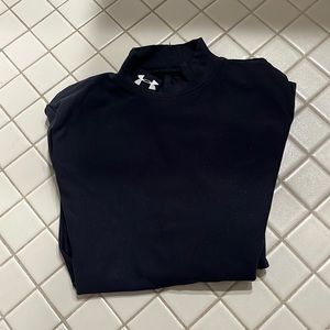 Black Under Armour Youth ColdGear Long Sleeve